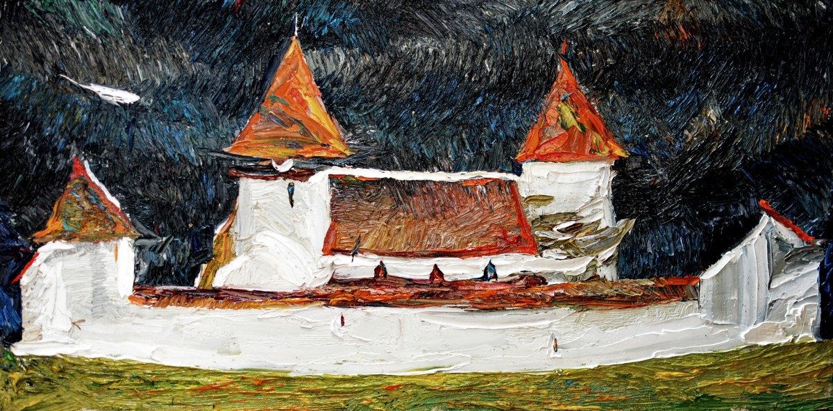 "Pictură. Pleinair. Pleinair România" by Dumitrița Znaida, ulei pe pânză