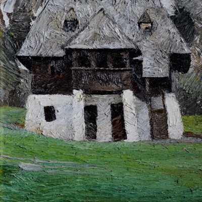 "Pictură. Pleinair. De lungă durată" by Alexandra Clapatiuc, 520x420mm, ulei pe pânză
