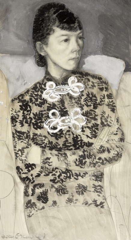 "Desen. Figură / semifigură" by Boris Dmitrievich Grigoriev