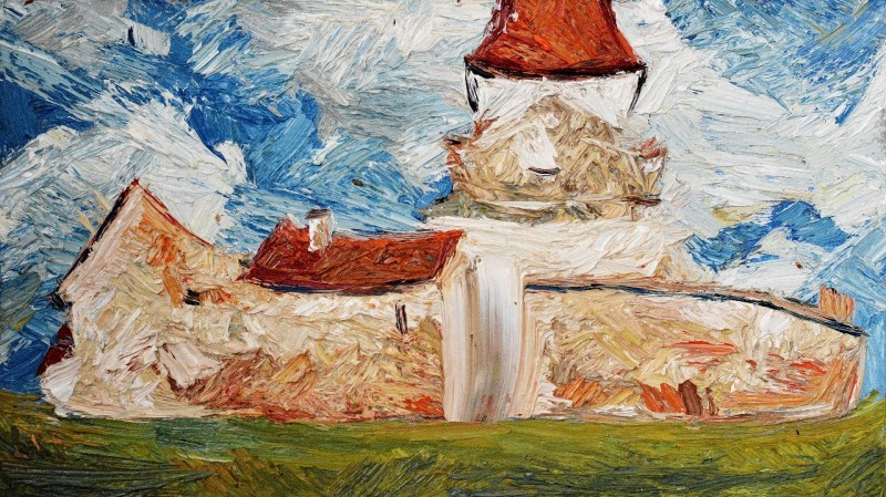 "Studiu. Transilvania" by Vlada Cibuc, 2015, ulei pe pânză