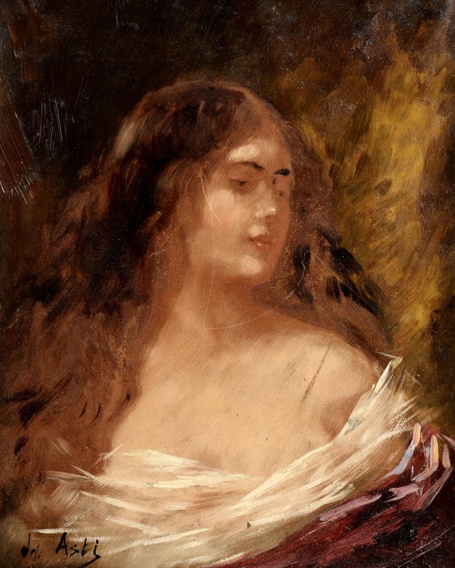 "Painting. Portrait" by Angelo Asti