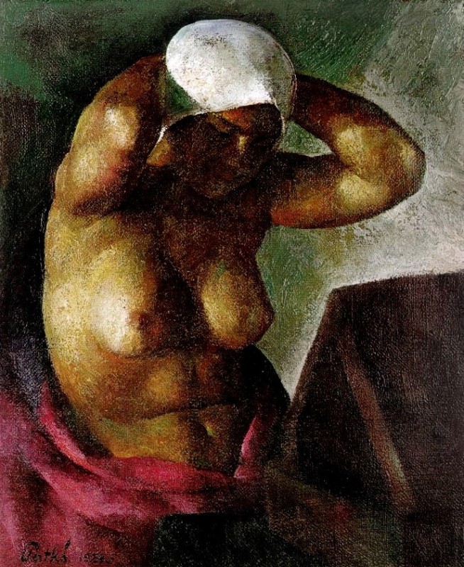 "Painting. Nude" by Károly Patkó