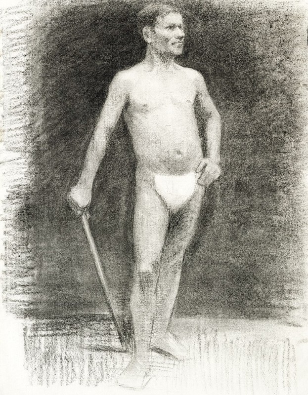"Drawing. Nude" by Marie Krøyer