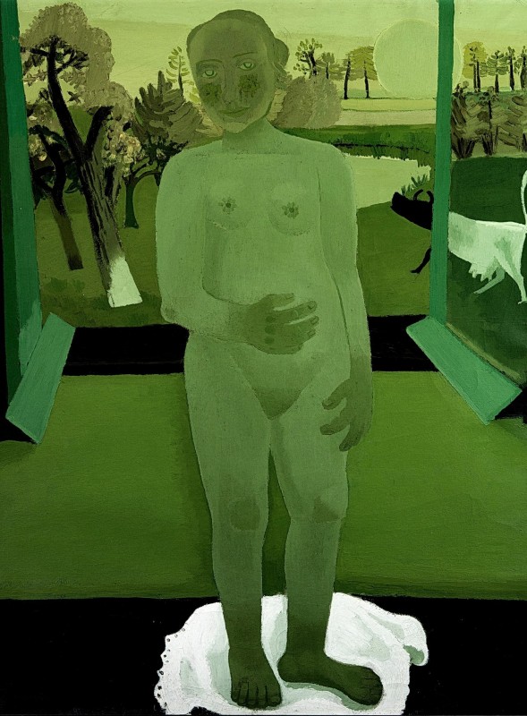 "Pictură. Nud. Abstract" by Hubert Malfait
