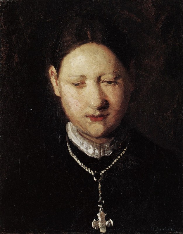 "Pictură. Portret" by Anna Ancher