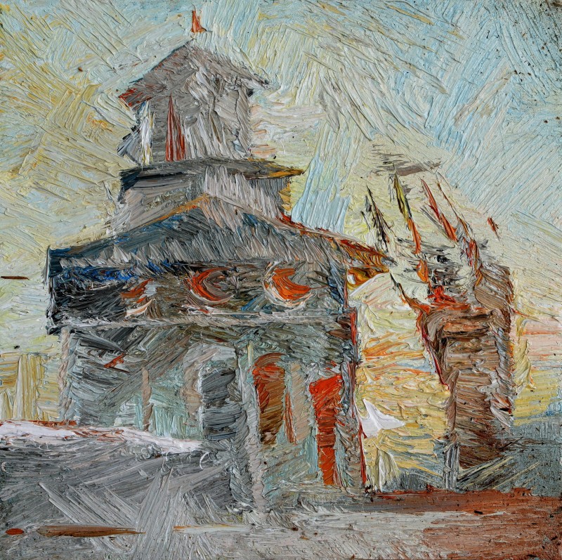 "Pictură. Pleinair. Pleinair România" by Doina Mîndrean, ulei pe pânză