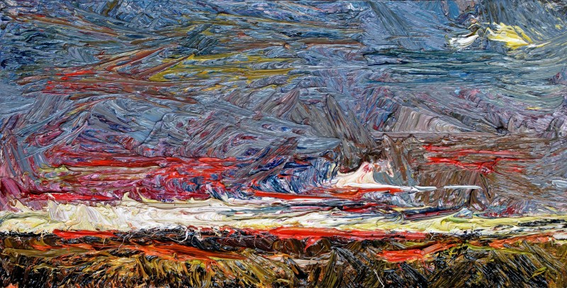 "Painting. Landscape. Pleinair. Pleinair romania" by Doina Mîndrean, oil on canvas