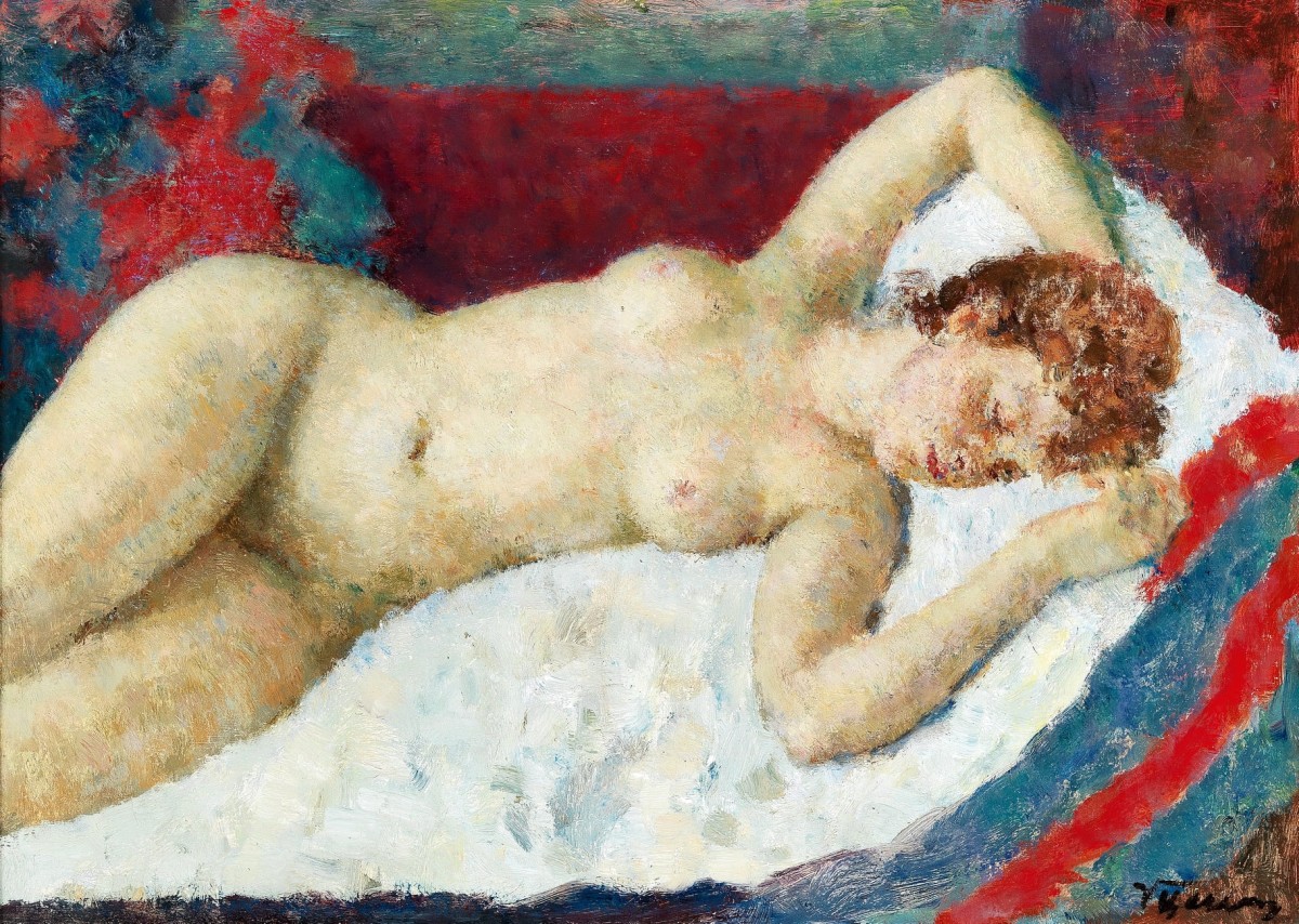 "Painting. Nude" by Grigori Izrailevich Tseitlin