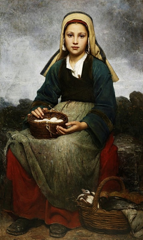 "Композиция. Фигура / полуфигура" by Емиле Аугусте Хублин