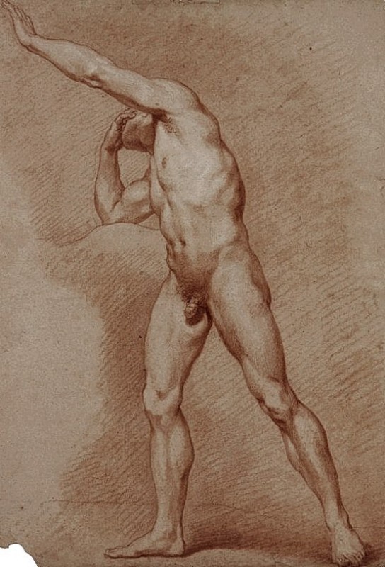 "Drawing. Nude" by Jacques Réattu