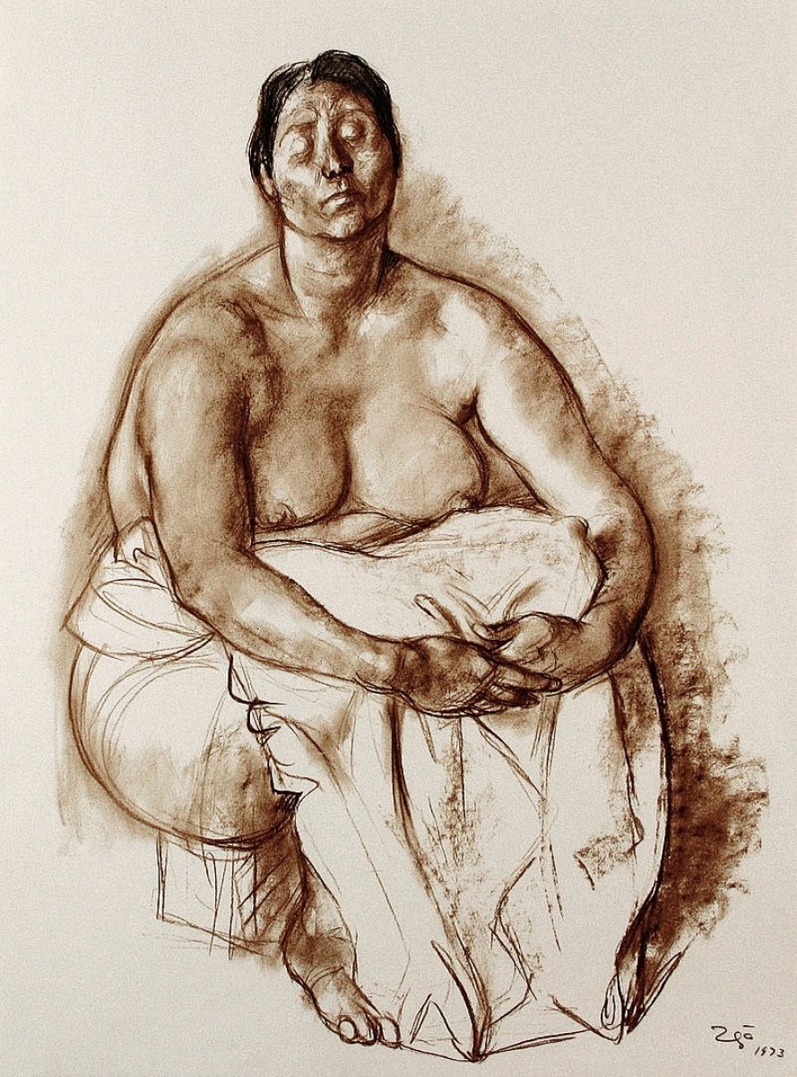 "Drawing. Nude" by Francisco Zúñiga