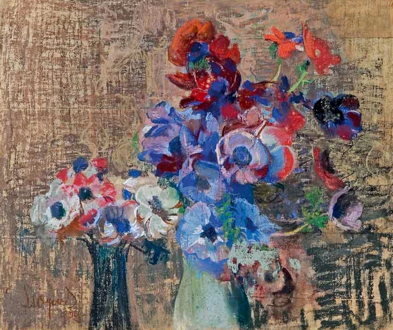 "Pictură. Flori" by Leon Wyczółkowski