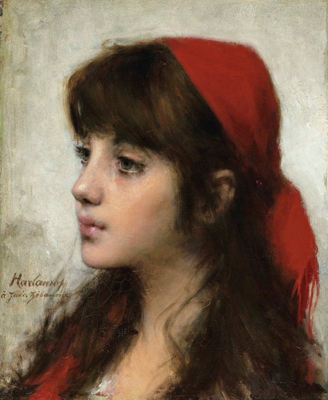 "Painting. Portrait" by Aleksei Harlamoff
