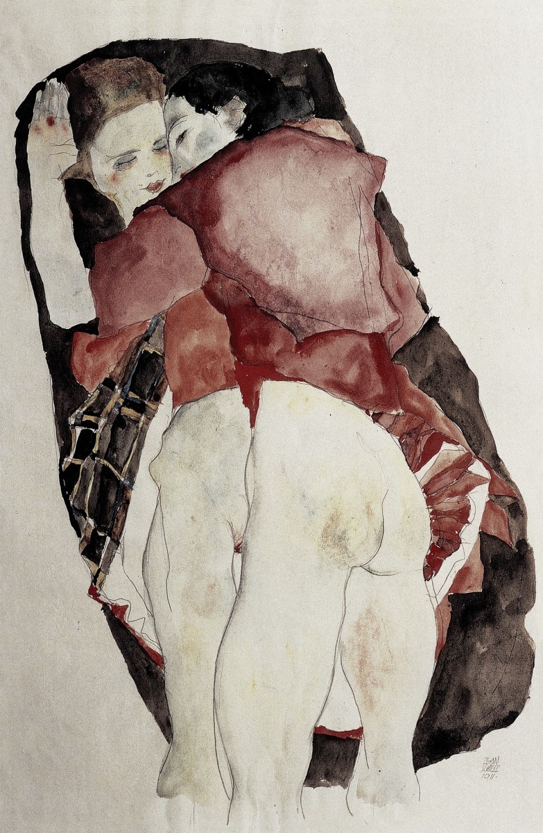 "Pictură. Nud" by Egon Schiele