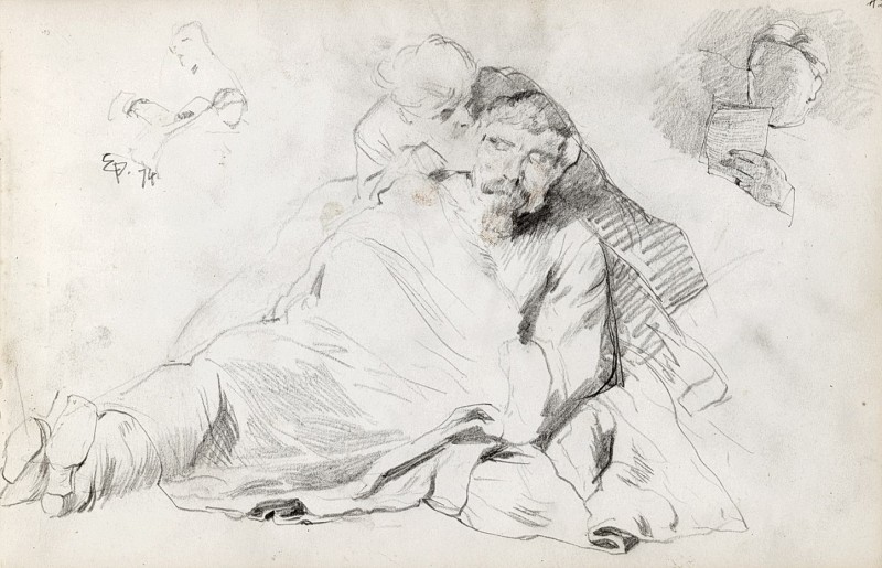 "Drawing" by Eilif Peterssen