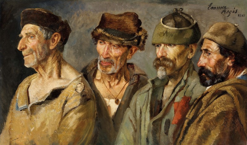 "Pictură. Oameni" by Emma Regis