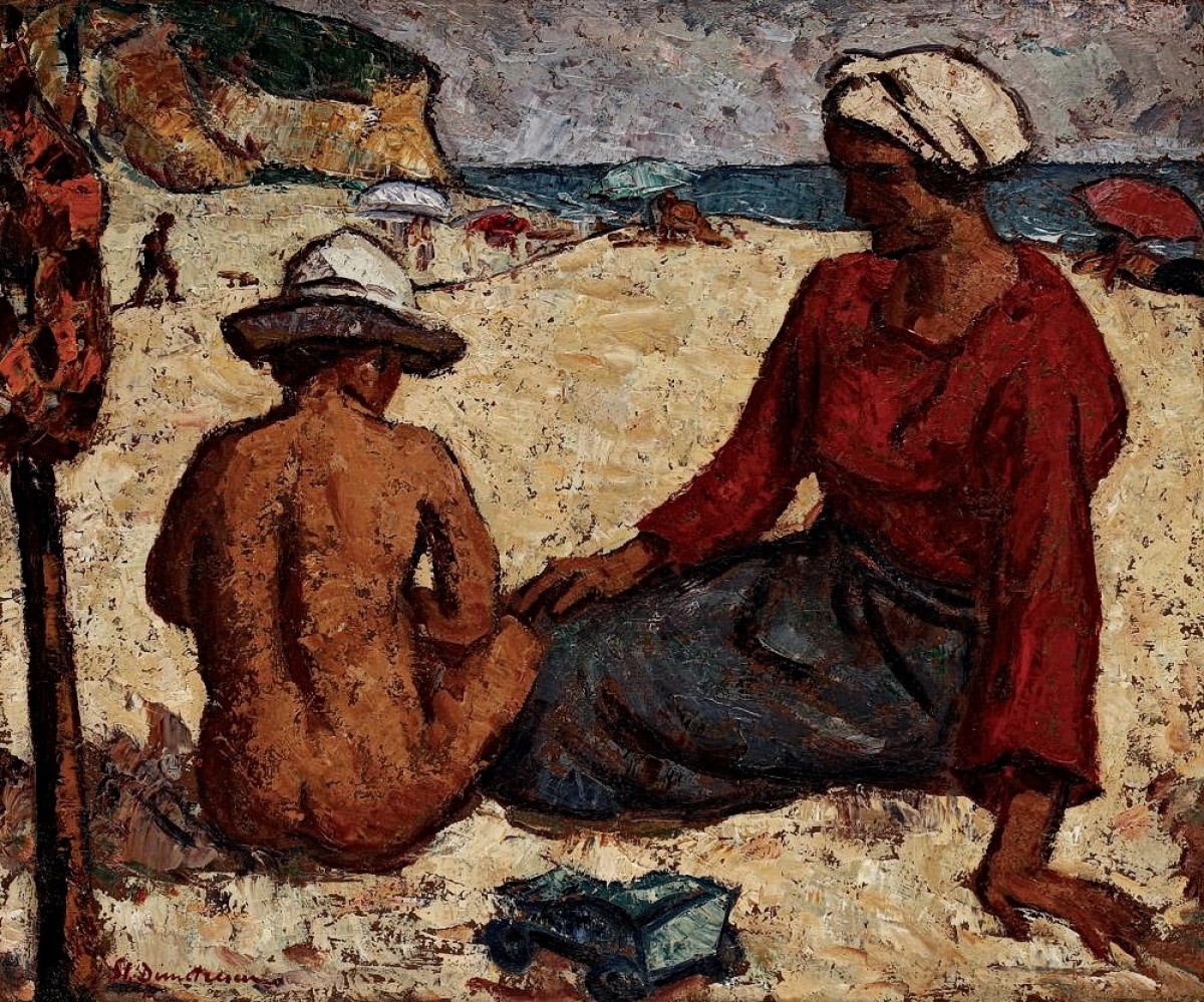 "Painting. People" by Ștefan Dimitrescu