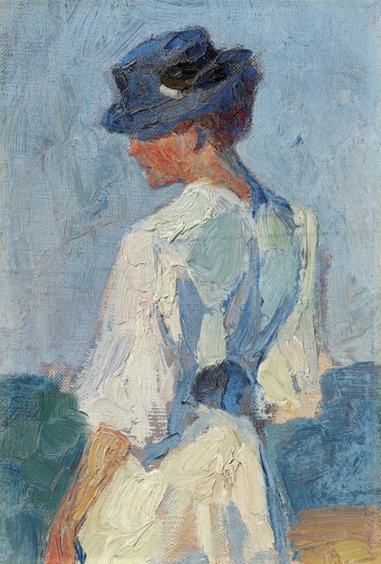 "Pictură. Figură / semifigură" by Otto Ubbelohde