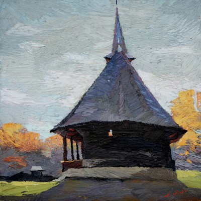 "Марамуреш" by Анатол Гимпу, масло / холст