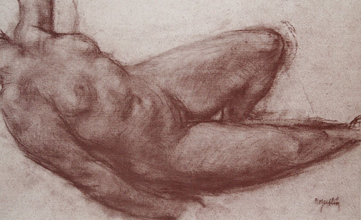 "Drawing. Nude" by Roger Plin