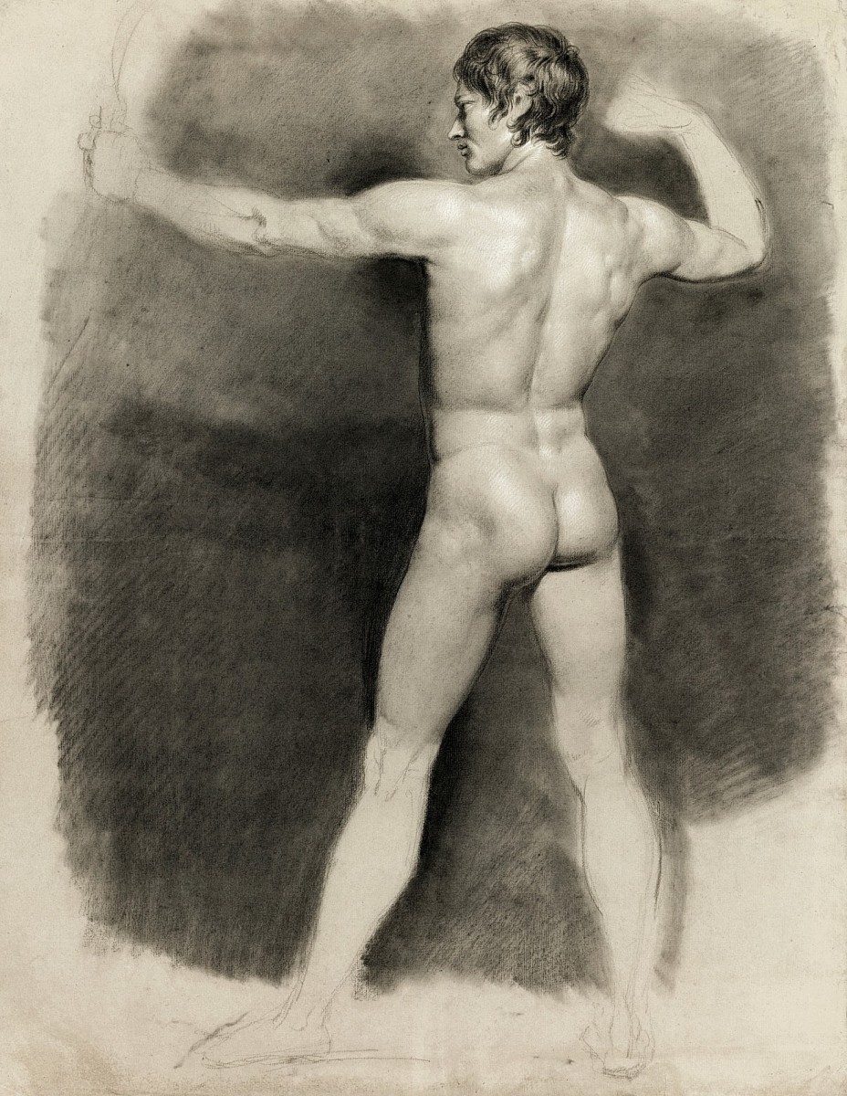 "Drawing. Nude" by François Joseph Deutsch