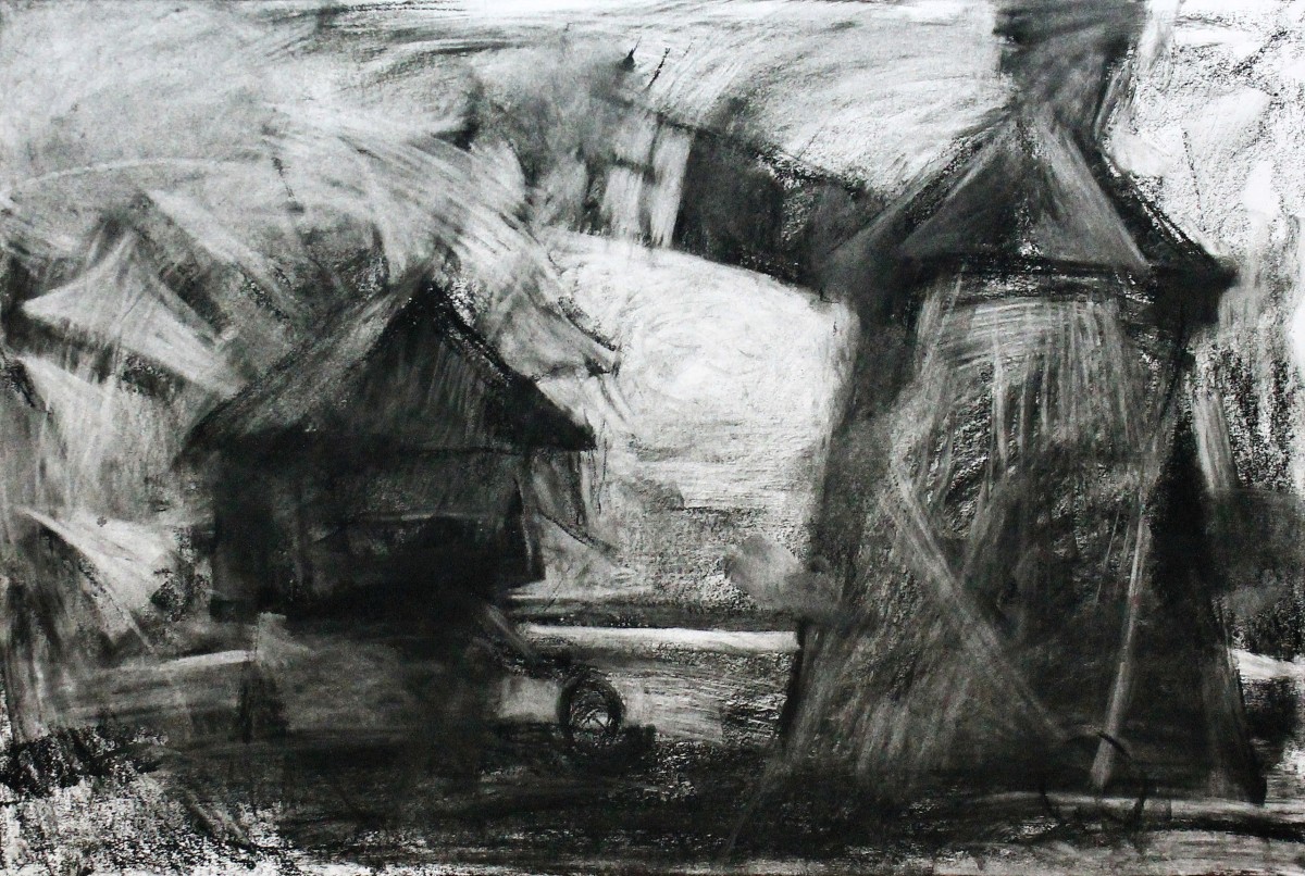 "Sibiu. ASTRA" by Alexandru Untilov, 2015, 400x600mm, Russian sauce pe hârtie