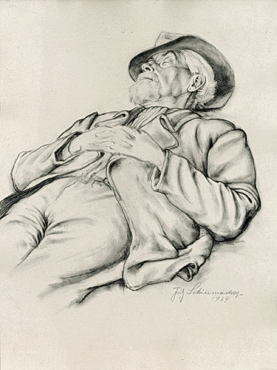 "Drawing. Figure" by Fritz Schirrmacher