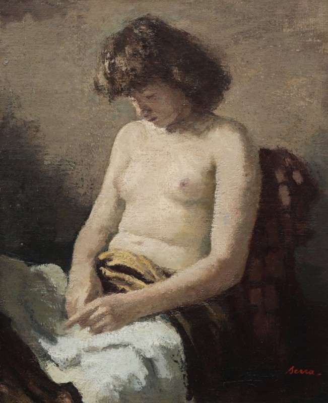 "Compoziție. Nud" by Francesc Serra Castellet