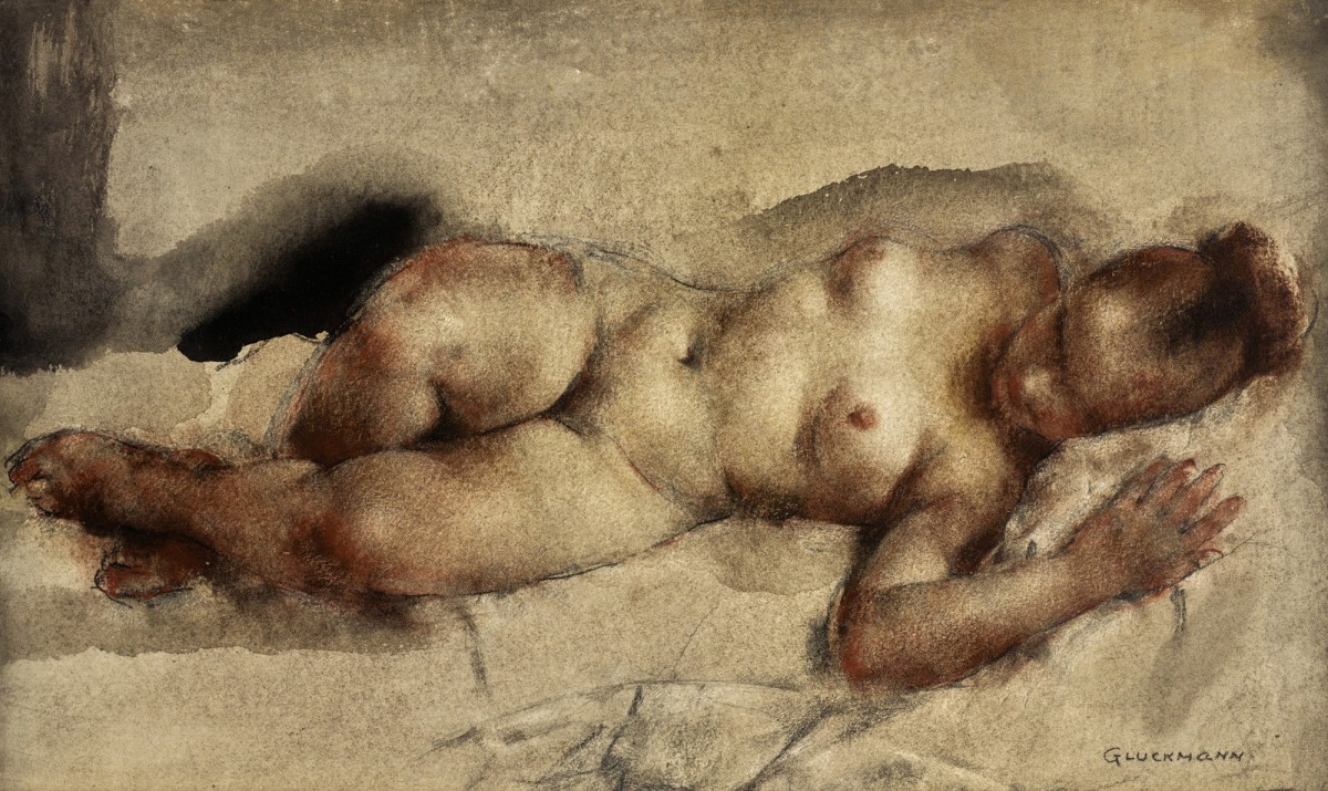 "Pictură. Nud" by Grigori Efimovich Glyukman
