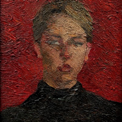 "Painting. Portrait. Long term" by Oxana Țip, 450x380mm, oil on canvas