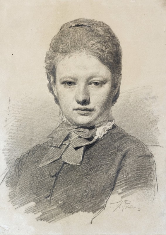 "Desen. Portret" by Ilya Efimovich Repin