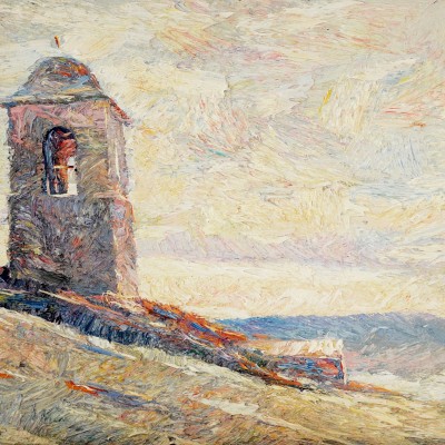 "Butuceni" by Anatol Ghimpu, 420x520mm, ulei pe pânză