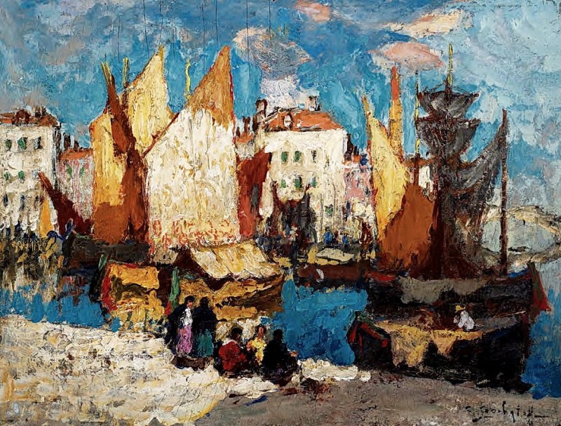 "Composition" by Konstantin Ivanovich Gorbatov