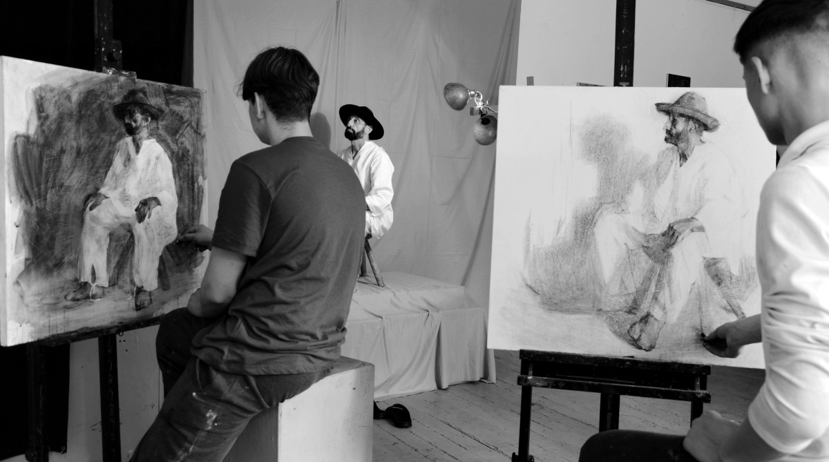 In the workshop. XII form. Anatol Ghimpu