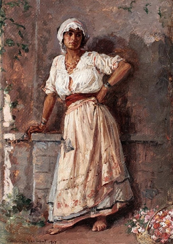 "Живопись. Фигура / полуфигура" by Ниcолае Вермонт, масло / панель