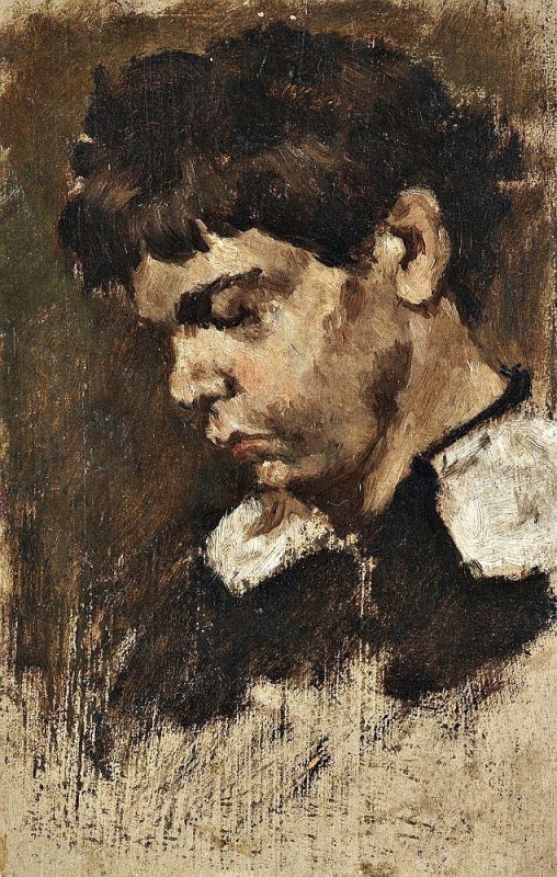 "Painting. Portrait" by Columbano Bordalo Pinheiro