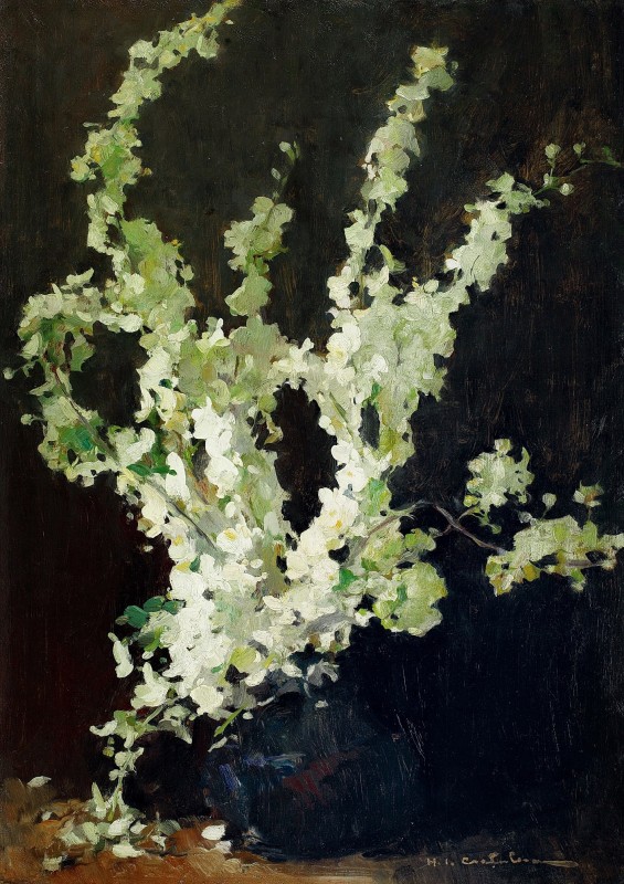"Painting. Flowers" by Honoriu I. Cretulescu
