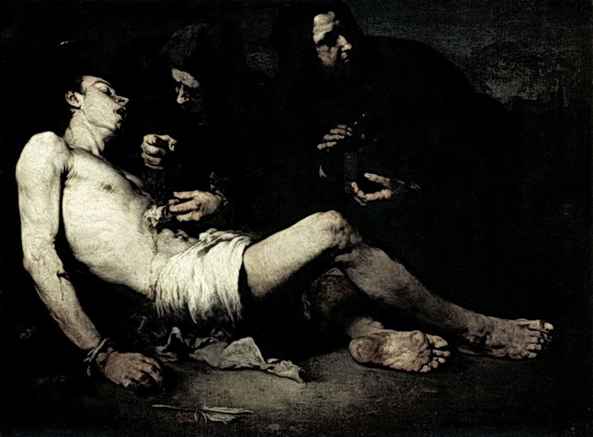 "Compoziție. Nud" by Théodule Ribot