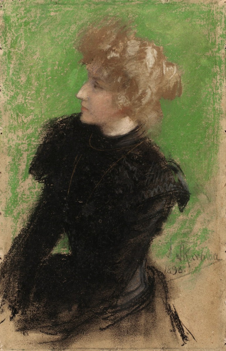 "Painting. Figure" by Franz Skarbina