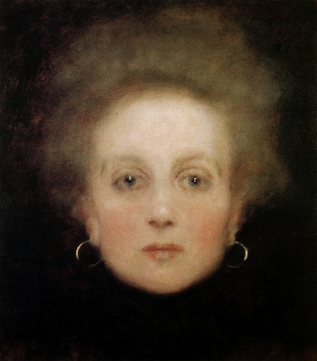 "Painting. Portrait" by Gustav Klimt