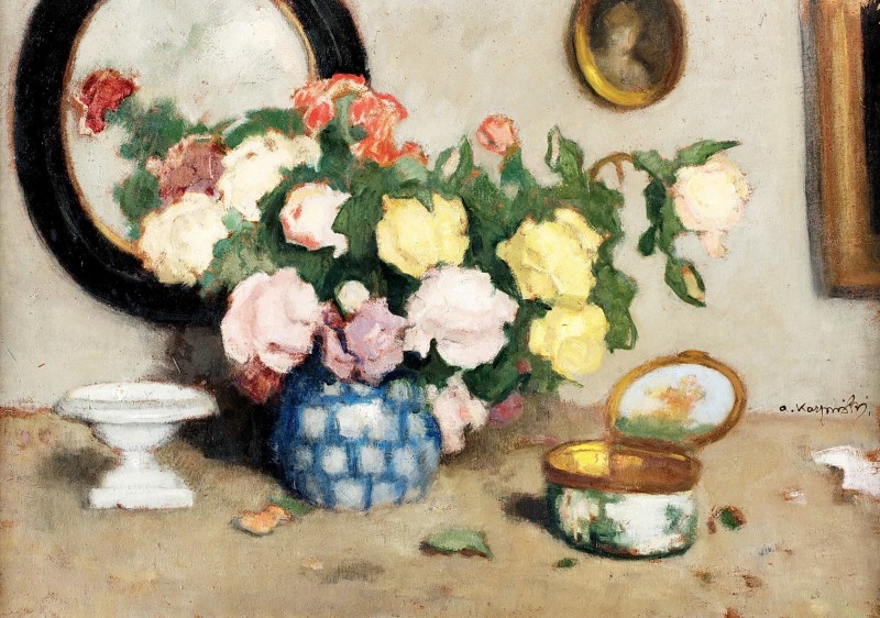"Painting. Still life" by Alfons Karpiński