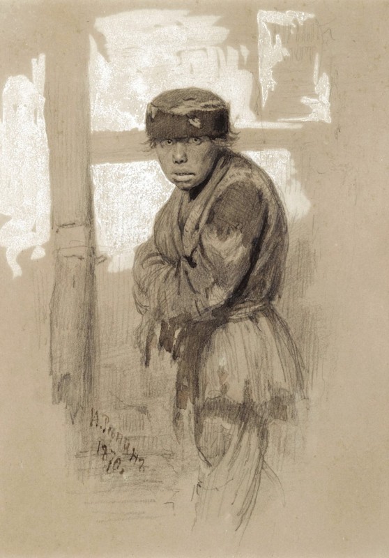 "Drawing. Figure" by Ilya Efimovich Repin