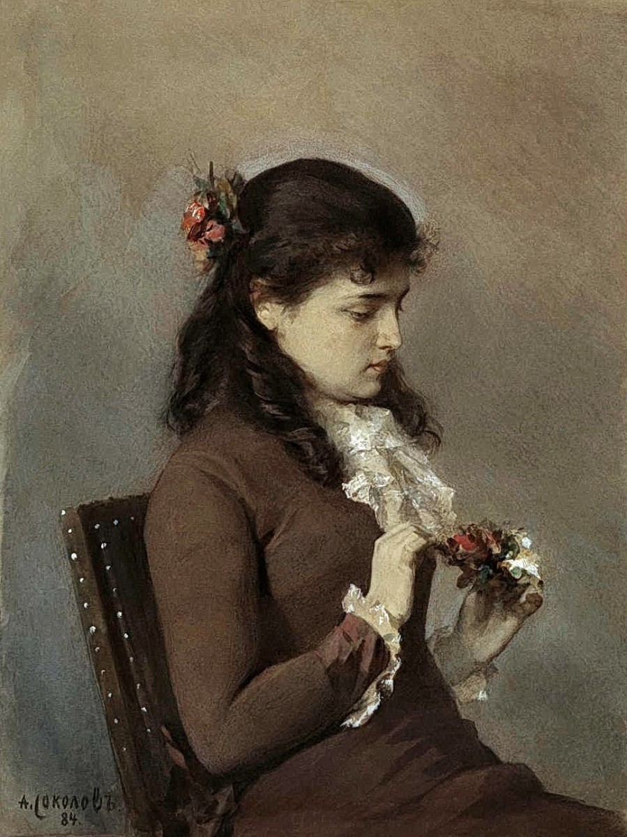 "Painting. Figure" by Alexander Petrovich Sokolov