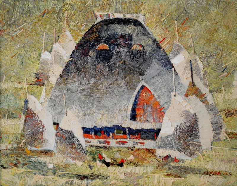 "Etude" by Anatol Ghimpu, 2001, 950x1200, oil on canvas