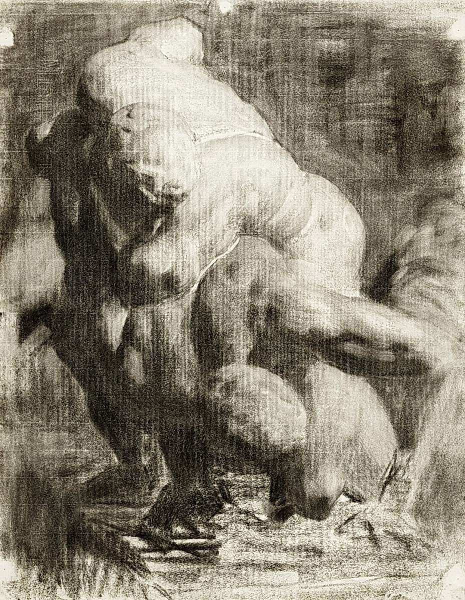 "Composition. Nude" by Thomas Pollock Anshutz