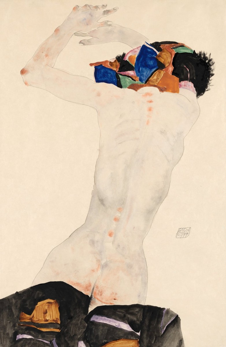 "Painting. Nude" by Egon Schiele