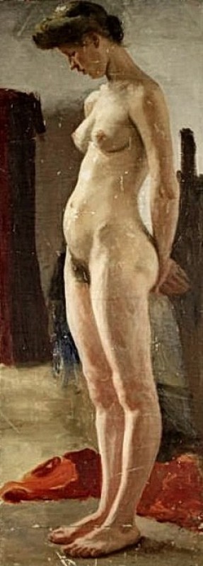 "Painting. Nude" by I. S. Dolmatov