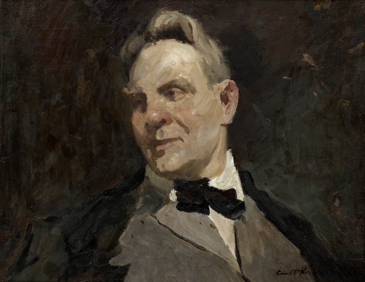 "Composition. Portrait" by Konstantin Alekseyevich Korovin