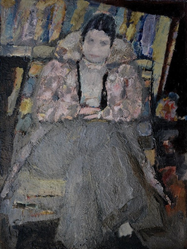 "Painting. Figure" by Dumitru Peicev