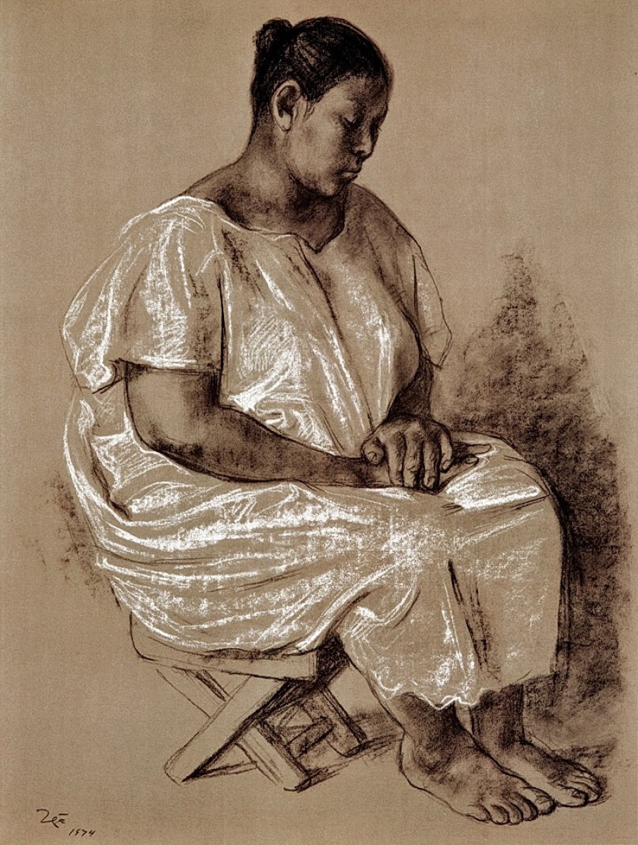 "Drawing. People" by Francisco Zúñiga